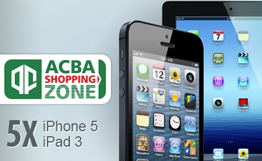 Победителям лотереи в рамках программы ACBA Shopping Zone вручены призы iPhone 5 и iPad 4