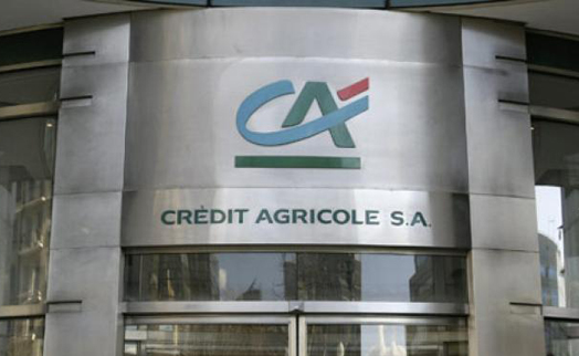 Второй по величине банк Франции – Credit Agricole за квартал увеличил чистую прибыль на 44%
