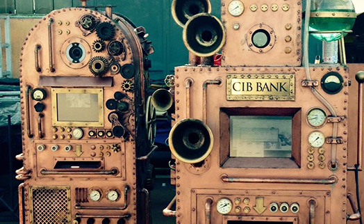 В Венгрии установили псевдо 120-летний банкомат в стиле стимпанк