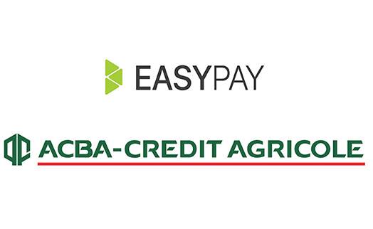 ACBA-CREDIT AGRICILE BANK already available through Easy Pay terminals