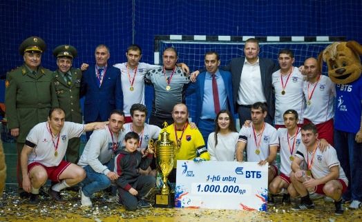 Футбольный турнир «Лига ВТБ» финишировал победой команды Минобороны Армении