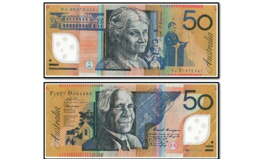 В новой австралийской 50-долларовой банкноте нашли опечатку