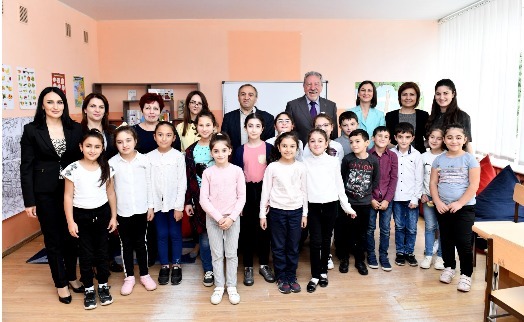 Stepan Gishyan charity and Armenian Fund for Sustainable Development help children in Ijevan with learning French