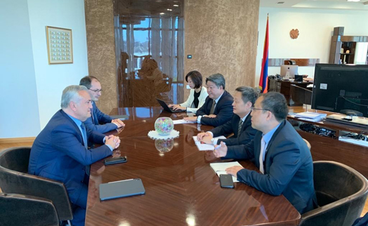Глава ЦБ Армении обсудил с главой совета директоров  China Union Pay возможности расширения финуслуг
