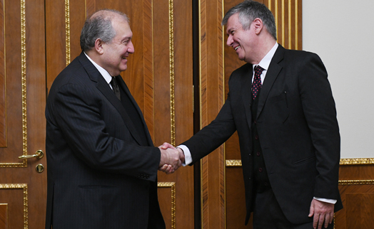 Armenian president and ADB bank head discuss implementation of joint projects