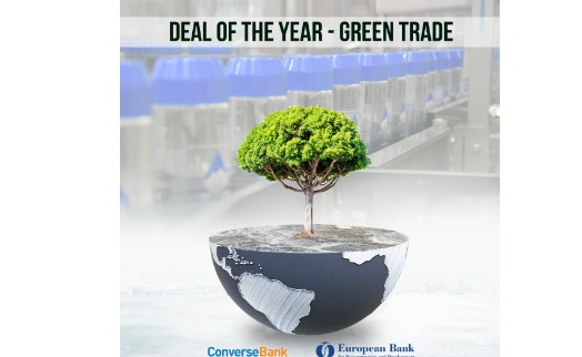 Converse Bank is again the winner of  the EBRD’s “Deal of the Year – Green Trade” award