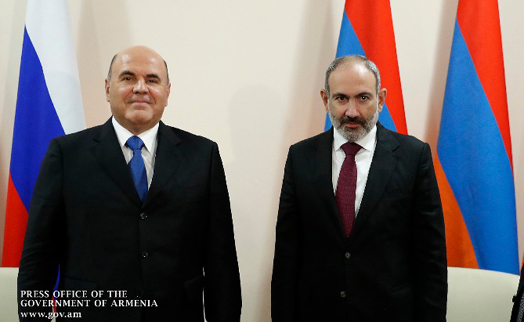 Россия предлагает Армении расширять практику взаиморасчета в нацвалютах — Мишустин